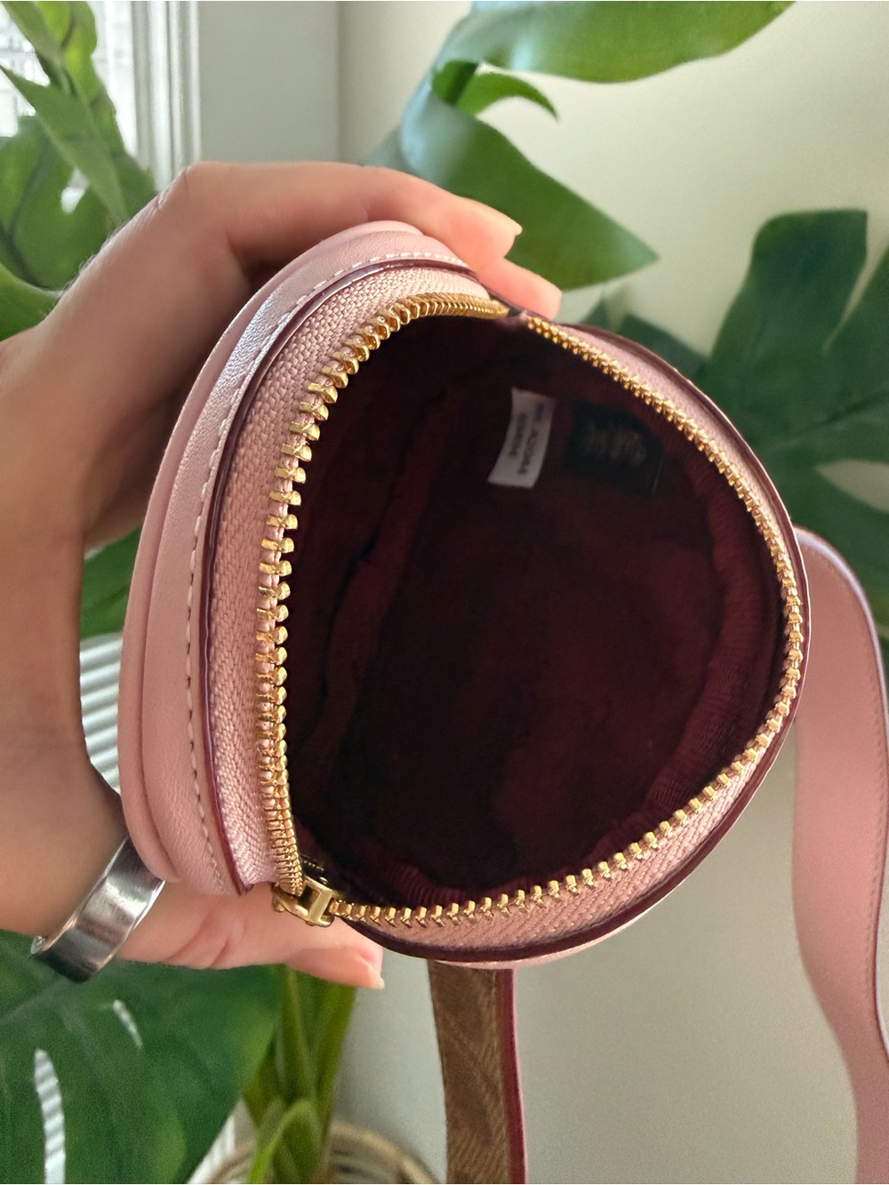 Coach Pink LOVE Signature Belt Bag - Picture 8 of 9